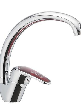 Змішувач для кухні cron magic 777 nut red (колір хром) (cr0117)