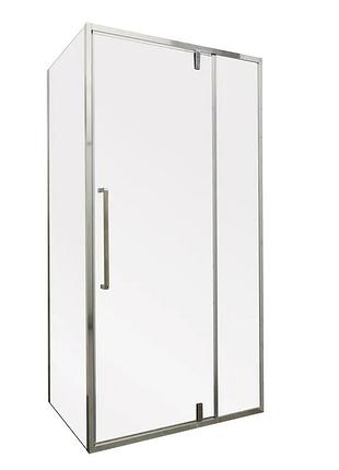 Душевая кабина без поддона mixxus premium bevel sc01-120x80x195-tr chrome прозрачное стекло 6мм (mi6871)