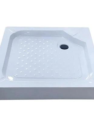 Душовий піддон з сифоном mixxus cubic st01-90x90x13 діаметр зливу 52 мм (mi6917)
