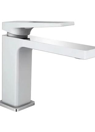Смеситель для умывальника mixxus premium grog 001 (white) (mi5939)
