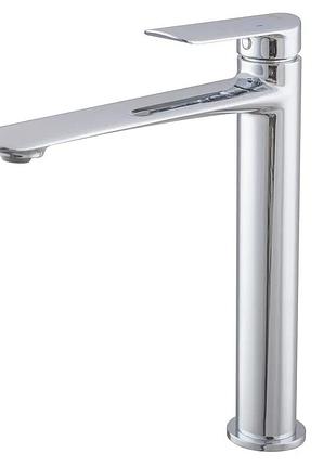 Змішувач для умивальника високий koer kb-11028-01 (колір хром) (kr5293)