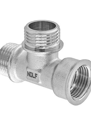 Трійник nolf nfc.t06fmm-n-1/2''fmm нікельований (nf3099)