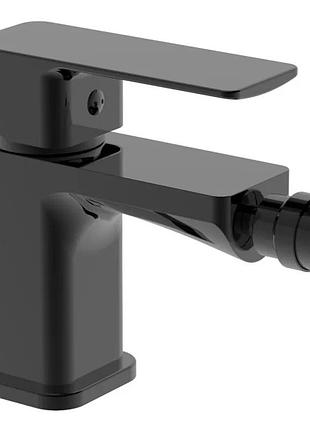 Смеситель для биде haiba kubus 002 black (hb9621)
