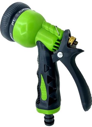 Пістолет-розпилювач для поливу, 8 режимів (abs+tpr) plamix pro pl-846 (pm6077)