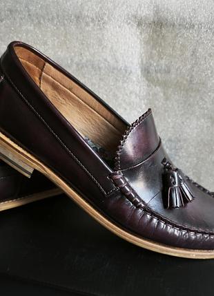 Мужские кожаные туфли лоферы ben sherman.размер 44