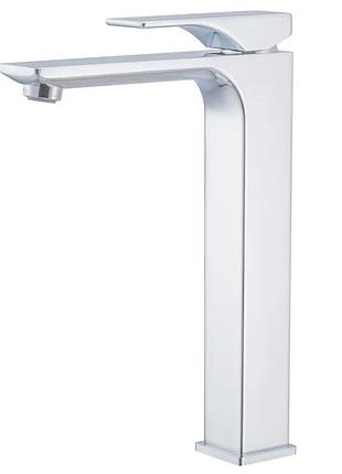 Смеситель для умывальника koer kb-11010-01 высокий (цвет хром) (kr3482)