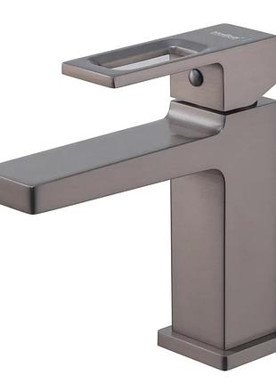 Смеситель для умывальника haiba kant 001 graphite (цвет графит) (hb9664)