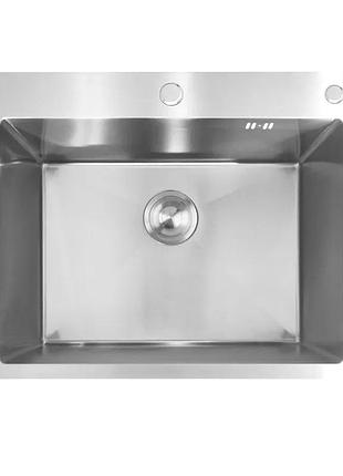Мойка mixxus mh6050 nano-silver с нерж. стали (цвет нерж.) (mx1932)