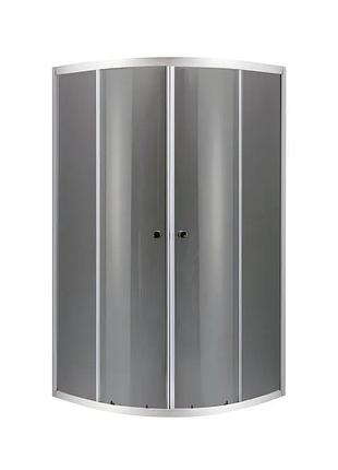 Душевая кабина без поддона mixxus plain sc01-90x90x185-gr chrome серое тонированное стекло 4мм (mi6900)