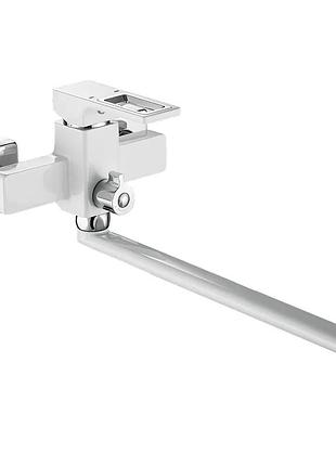 Смеситель для ванны mixxus premium dante 006 euro white-chrome (mi6794)
