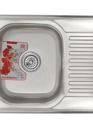 Мийка кухонна zerix z6350-06-160e (satin) (zm0561)
