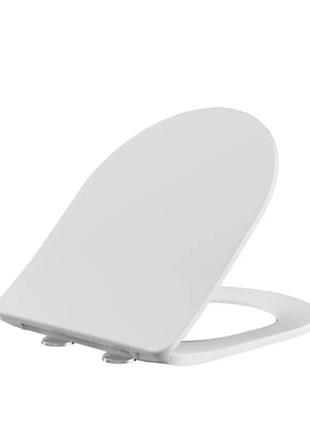 Сиденье-крышка для унитаза mixxus seat cover bevel-2005 425х363х30mm, с микролифтом (mi6732)