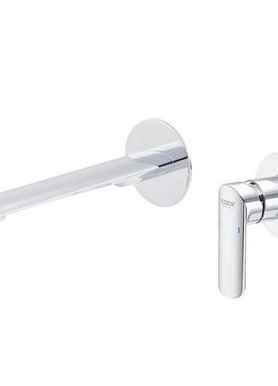 Змішувач для умивальника вбудований koer kb-16028-01 (колір хром) (kr5297)
