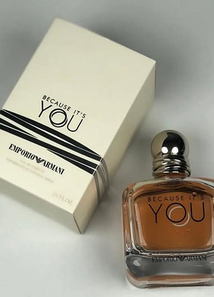 Парфюмированная вода для женщин giorgio armani because it’s you 100 мл парфюма джорджио армани бекос итс ю. арманы белые белоснежные джорджио арманы парфюм