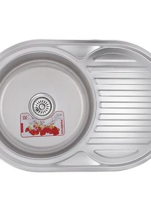 Мийка кухонна zerix z7750-06-180md (micro decor) (zs0564)