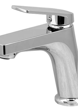 Смеситель для умывальника plamix lucas-001 set chrome с подводом (pm0707)