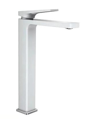 Смеситель для умывальника mixxus premium grog 001 high (white) (mi5941)