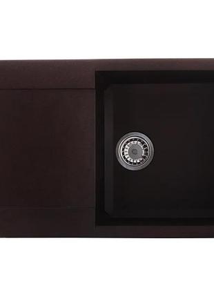 Мийка кухонна zerix zs-7950s-12 коричнева (zx4584)