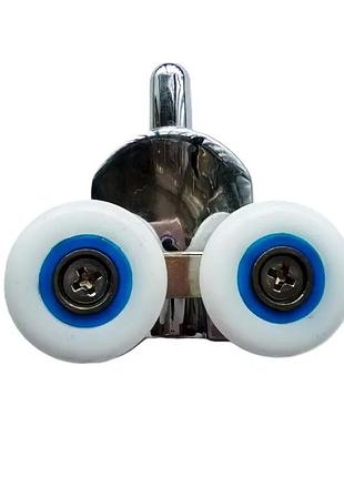 Ролики для душових кабін подвійні колеса mixxus premium rollers scp02-1 chrome нижні (23mm для diverse sc01, sc02, sd01) (mi7162)