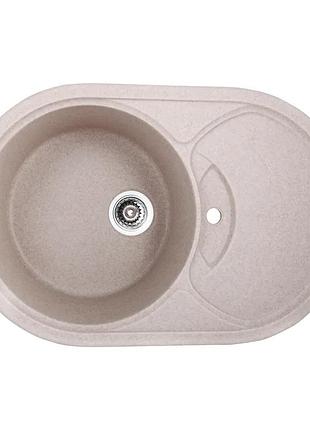 Мийка кухонна haiba hb8310-g319 sand 780x500x220 (hb0977)