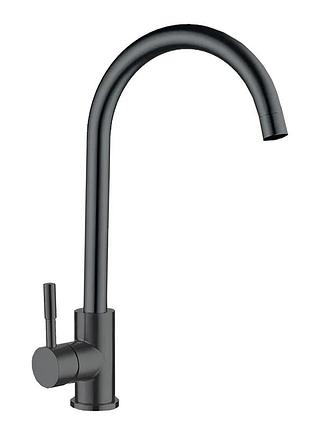 Смеситель для кухни mixxus sus-011 graphite с нерж. стали sus304 (mi5903)