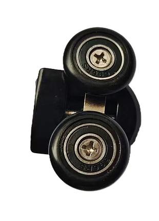 Ролики для душових кабін подвійні колеса mixxus premium rollers scp01-1 black верхні (23mm для diverse sc01, sc02, sd01) (mi7163)