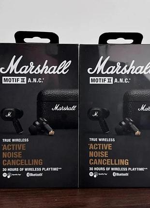 Беспроводные вакуумные наушники marshall motif ii anc black tws