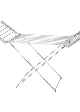 Сушилка для белья zerix comfort edc-53148-t-silver з таймером (zx4929)