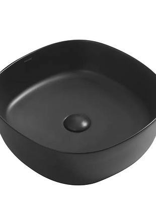 Раковина накладная mixxus premium diverse-0106 black 440х440х140mm (mp6538)