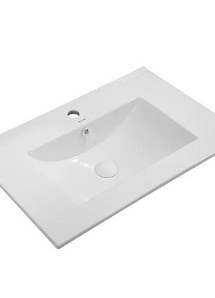 Раковина мебельная mixxus premium cubic-1502 710х460х170mm с отверстием под смеситель и переливом (mp6496)