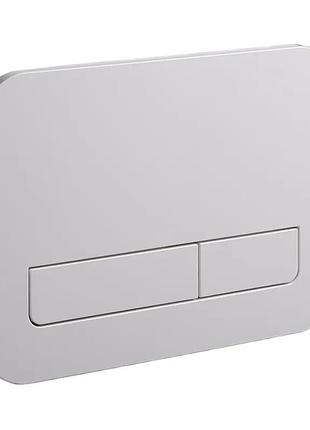 Панель смыва koer kt-0609-03 240x160x7mm пластиковая, кнопка линейная (цвет белый) (kr6129)