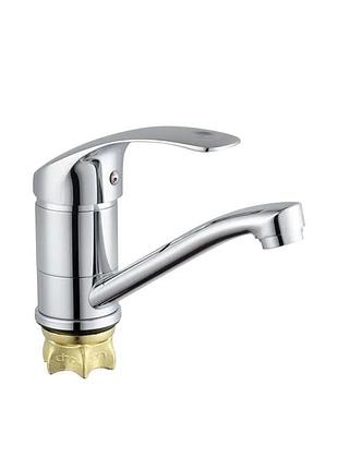 Смеситель для умывальника champion ped 555-135-15cm (nut) (mi6373)
