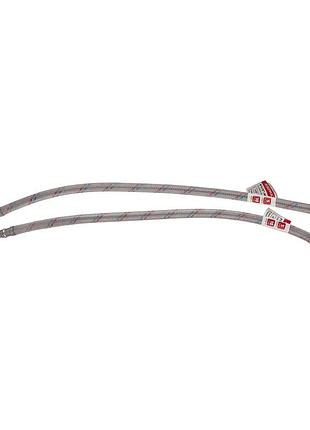 Гнучкі шланги для змішувача гайка 1/2'' - штуцер m10 (120 см) 2 шт (силик. оболонка) zerix (zx3033)