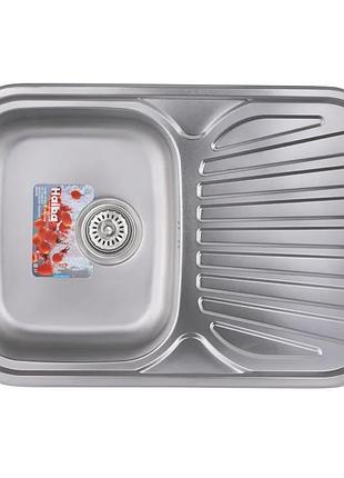 Мийка кухонна haiba 74x48 (decor) (hb0559)