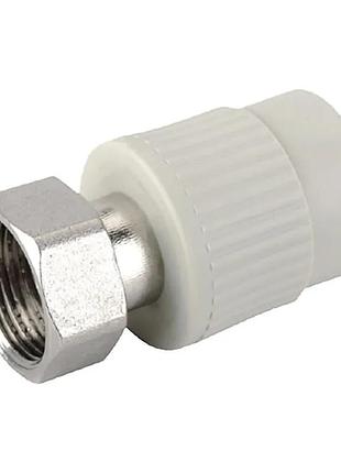 Муфта с накидной гайкой 25x3/4f ppr koer k0142.pro (kp0179)