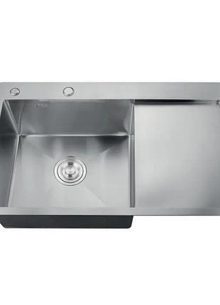 Мойка zerix zh7849l-215.sus304 (3.0/0.8) из нержавеющей стали sus304 (mx1589)