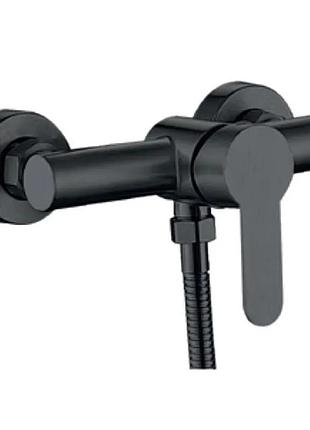 Смеситель для душа zerix dax-003 black с нерж. стали sus304 (zx4813)