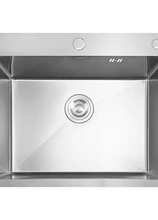 Мойка mixxus mh5843 nano-silver с нерж. стали (цвет нерж.) (mx1930)