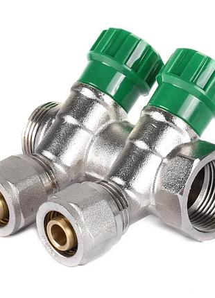 Коллектор для теплого пола на 2 контура koer kr.1123-2 3/4"x2 ways (kr2829)