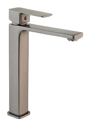 Смеситель для умывальника haiba kubus 001 high graphite (hb4002)
