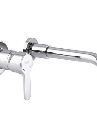 Смеситель для умывальника zerix lr1003-1 встроенный (ll1209)