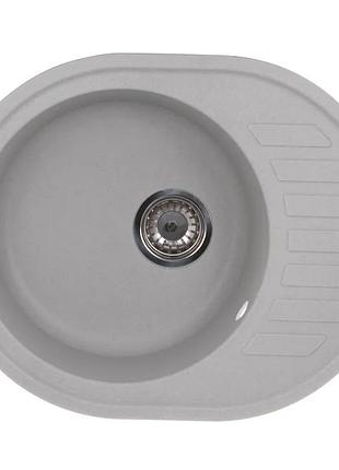 Мойка кухонная zerix zs-6250r-09 серая (zx4551)