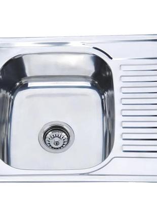 Мийка кухонна zerix z5848-08-180md (micro decor) (zs0571)