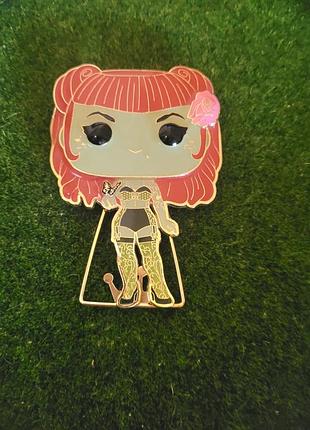 Новый большой значок funko pop pin - poison ivy (оттяжной плющ) chase glow