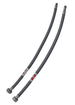 Гибкая подводка zerix zhn-02-f1/2"xm10-060 (нейлоновая оплетка, гайки нерж) (пара) (zx5158)
