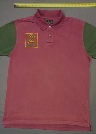 Плечі 51 см barbour  vintage №2 heavy duty size l  умбра палена колір  поло  made in portugal 100% cotton