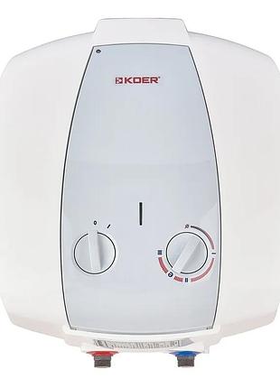 Водонагрівач "над мийкою" koer kwh.e04-10vwo накопичувальний 10 л, мокрий тен 1,5 kw (ek0103)