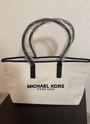 Сумка шопер бежева michael kors 51*27*16
