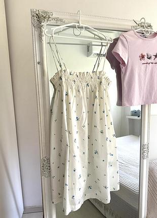 Легенька бавовняна сукня h&m, літня сукня, натуральна сукня, сарафан
