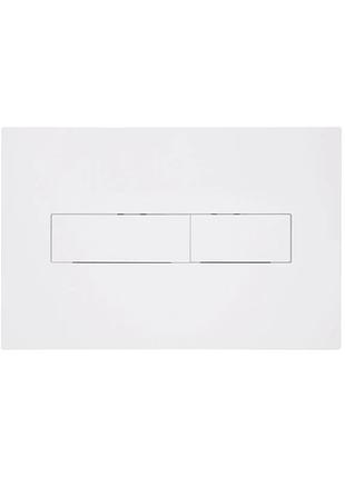 Клавиша смыва qtap standard 152x236x28 мм, white, линейная qtstd164w49471
